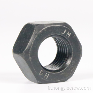 Noix hexagonales en acier en carbone / acier inoxydable / zinc plaqué